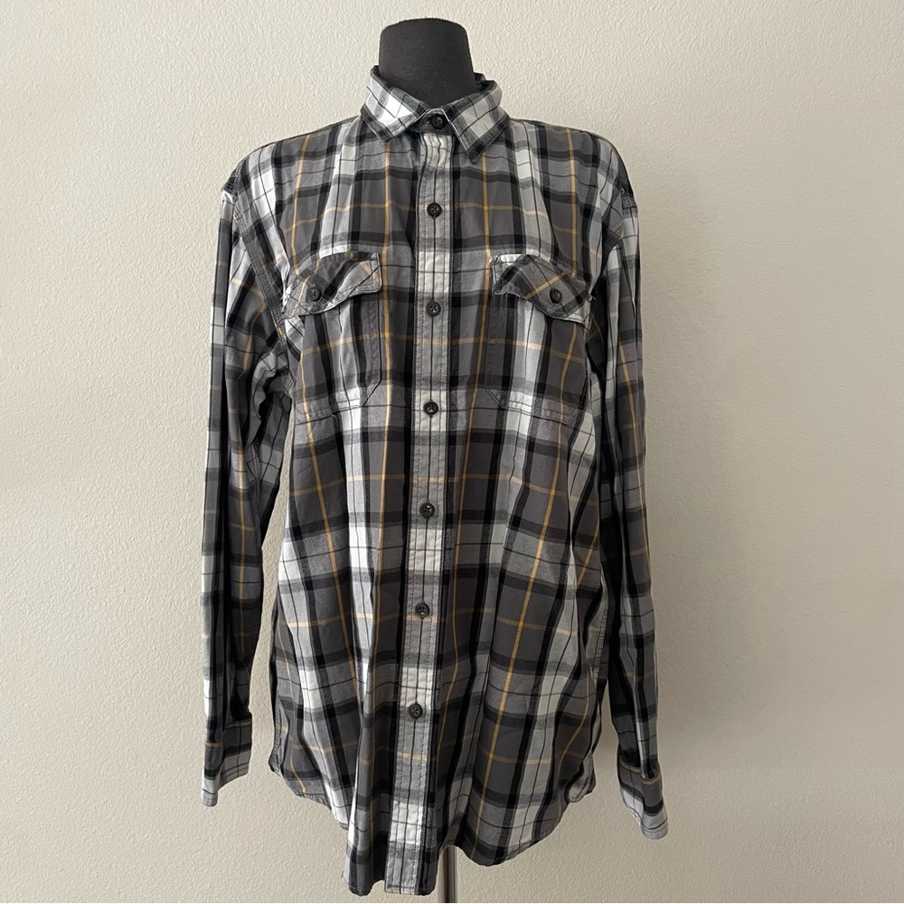 G.H. Bass & Co. Button Down Plaid Long Sleeve Shirt